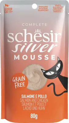 Schesir katten mousse zalm 80g