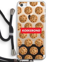 Koekerond: iPhone 5 / 5S / SE Transparant Hoesje met koord