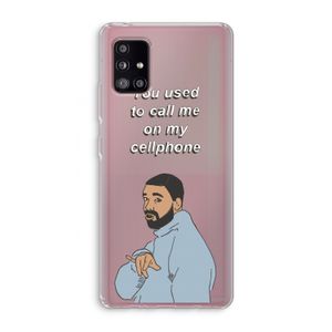 Hotline bling: Samsung Galaxy A51 5G Transparant Hoesje