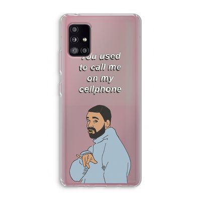 Hotline bling: Samsung Galaxy A51 5G Transparant Hoesje
