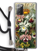 Haeckel Orchidae: Samsung Galaxy Note 20 / Note 20 5G Transparant Hoesje met koord
