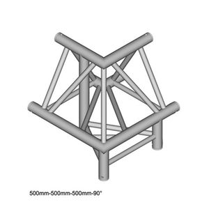 Duratruss DT 43 C32-ULDL Trusshoek 90 Apex Up + links omlaag