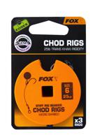 Fox Edge Armapoint Stiff Rig Beaked Chod Rigs 3St. 25LB Size 6 - thumbnail