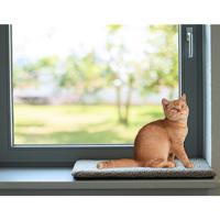 Sun Garden fenja orthopedisch vensterbank kussen 60x25x4cm grijs