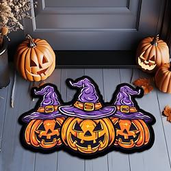 halloween decoraties onregelmatige pompoenen deurmat keukenmat vloermat antislip gebiedskleed oliebestendig tapijt binnen buiten mat slaapkamer decor badkamer mat entree tapijt Lightinthebox