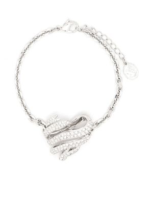 Swarovski bracelet Volta à breloque cœur - Argent