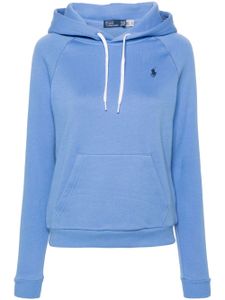 Polo Ralph Lauren hoodie en coton mélangé à logo - Bleu