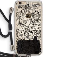 Vexx Black City : iPhone 6 PLUS / 6S PLUS Transparant Hoesje met koord