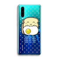 Sleep All Day: Huawei P30 Transparant Hoesje