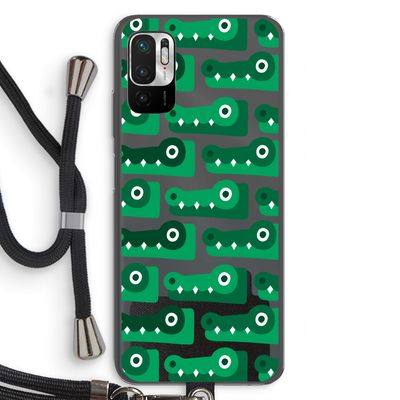 Crocs: Xiaomi Redmi Note 10 5G Transparant Hoesje met koord