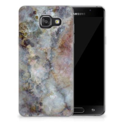 Samsung Galaxy A3 2016 | TPU | Siliconen hoesje | Marmer Grijs