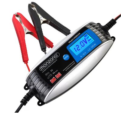 Acculader voor opladen of druppelladen van 6V en 12V loodzuuraccu