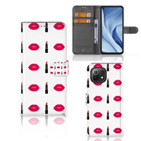 Xiaomi 11 Lite 5G NE | Mi 11 Lite Telefoon Hoesje Lipstick Kiss - thumbnail