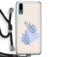Leaf me if you can: Huawei P20 Transparant Hoesje met koord