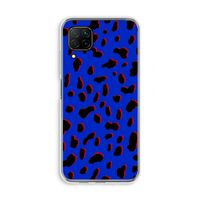 Blue Leopard: Huawei P40 Lite Transparant Hoesje