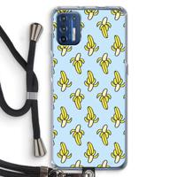 Bananas: Motorola Moto G9 Plus Transparant Hoesje met koord - thumbnail