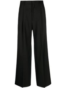 Filippa K pantalon palazzo Darcey en laine - Noir