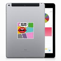 Apple iPad 9.7 2018 | 2017 Leuke Siliconen Hoes Popart Princess