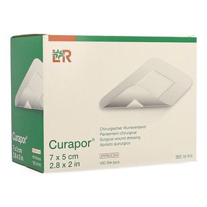 Curapor Verb Chirurg. Steriel 7cmx 5cm 100 32912