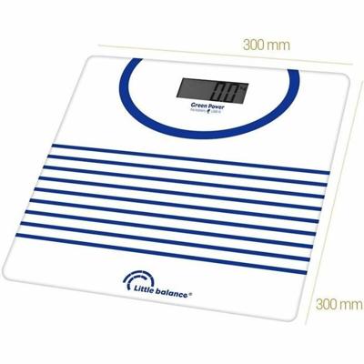 Digitale Personenweegschaal Little Balance 8655 Blauw/Wit 180 kg