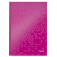 Notitieboek leitz wow a4 160blz 90gr lijn roze | 6 stuks