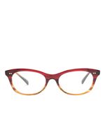 Oliver Peoples lunettes de vue Dezerai à monture rectangulaire - Marron