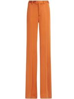 Marni pantalon droit à plis marqués - Orange