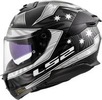 LS2 Helmet ff808 stream ii galdam l bl./white