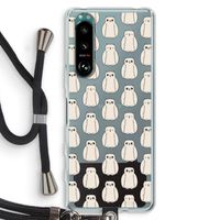 Uilen: Sony Xperia 5 III Transparant Hoesje met koord