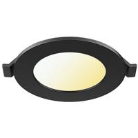 LED Downlight Inbouwspot - Brinton Thin - 3W 220lm - Aanpasbare Lichtkleur 3000K-4000K-6500K - Zwart - Rond - Ø85mm