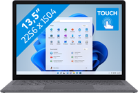 Microsoft Surface Laptop 5 i5-1235U Notebook 34,3 cm (13.5") Touchscreen Intel® Core™ i5 8 GB LPDDR5x-SDRAM 256 GB SSD Wi-Fi 6 (802.11ax) Windows 11 Home Platina - thumbnail