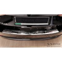 Chroom RVS Bumper beschermer passend voor Skoda Octavia IV Kombi 2020- 'Ribs' AV238040