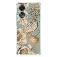 Case voor OPPO A78 4G Vintage Bird Flowers - thumbnail