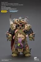 Warhammer 40k Action Figure 1/18 Death Guard Deathshroud Terminator Champion with Manreaper and Plaguespurter Gauntlets 14 cm