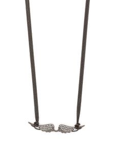 Zadig&Voltaire collier à pendentif aile - Argent