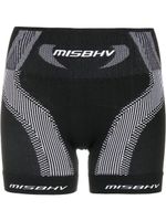 MISBHV short court à logo imprimé - Noir