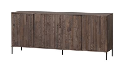 WOOOD Exclusive Dressoir 'New Gravure' Essenhout, 200cm, kleur Espresso