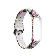 Siliconen band met print - Skull - Samsung Galaxy Fit 2