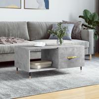 Salontafel 90x50x40 cm bewerkt hout betongrijs