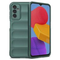 Rugged Series Samsung Galaxy M13 TPU Hoesje - Groen