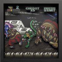 Pixel Frame - Battletoads - Big Bad Boot (23cm x 23cm)