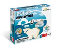 Polar adventure bordspel over het klimaat Polar adventure bordspel over het klimaat