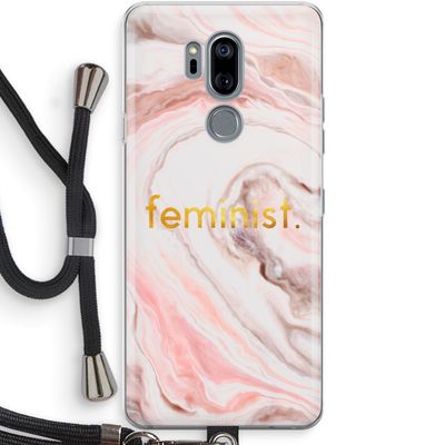 Feminist: LG G7 Thinq Transparant Hoesje met koord