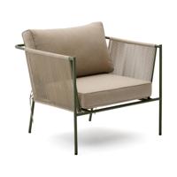 Kave Home Zivia loungestoel Groen