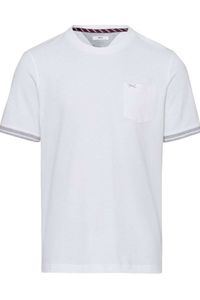 Brax Modern Fit T-Shirt ronde hals wit, Effen