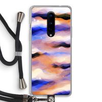 Donkere Wolken: OnePlus 8 Transparant Hoesje met koord