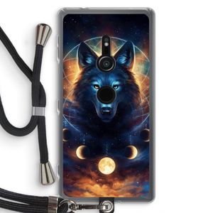 Wolf Dreamcatcher: Sony Xperia XZ2 Transparant Hoesje met koord