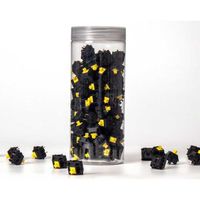 Keychron Gateron KS-3X Full Black Yellow keyboard switches 110 stuks - thumbnail