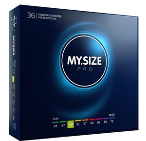 MySize PRO 49mm - Smallere Condooms 36 stuks