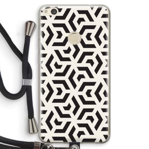 Crazy pattern: Huawei Ascend P8 Lite (2017) Transparant Hoesje met koord
